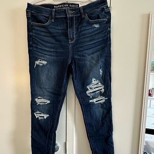 American Eagle ripped jegging. New with tags. Size 14 x-short